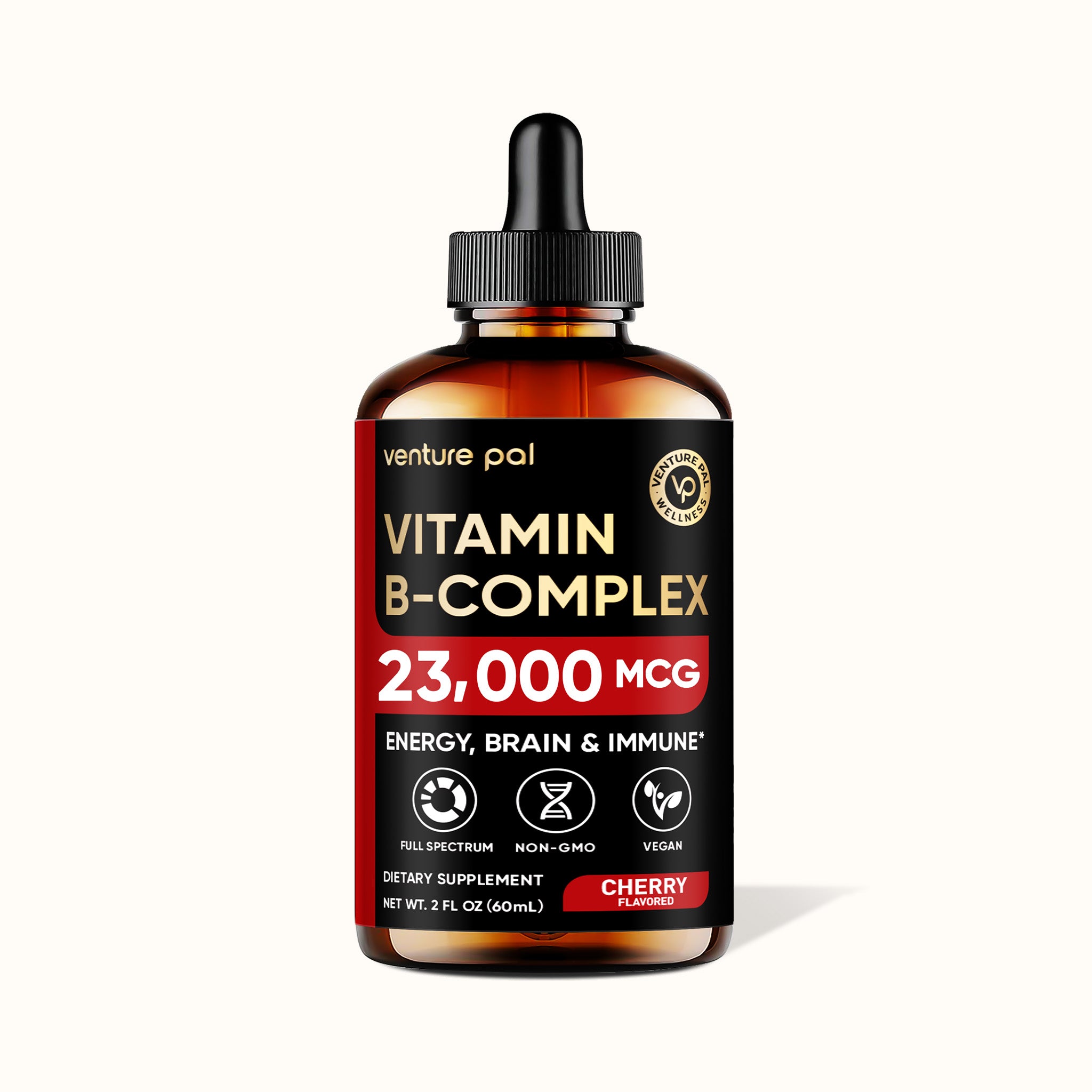 Vitamin B - complex - Cherry - 200 mcg Liquid Drops