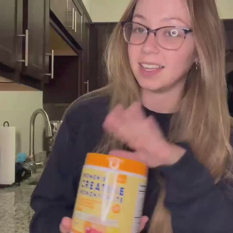 Load video: Women's Creatine Monohydrate