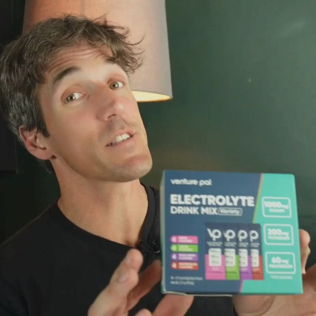 Load video: High Sodium Sugar Free Electrolytes Powder Packet - Variety Pack - 16 Sticks