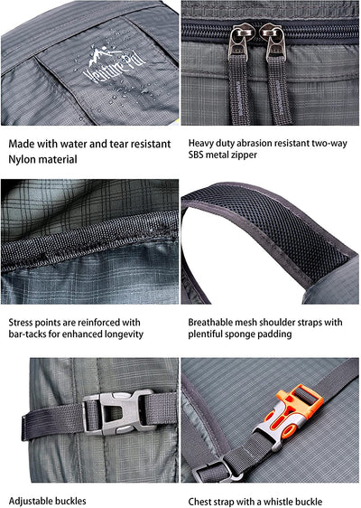 Venture Pal 35L Hiking Backpack and Zero Sugar Electrolyte Powder Lemon Flavor