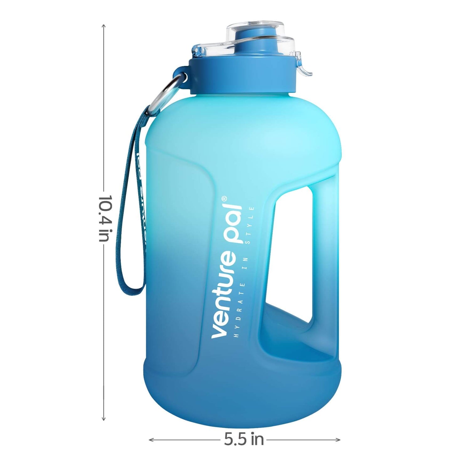 Venture Pal 74oz Water Bottle with Flip Lid and Carrying Strap