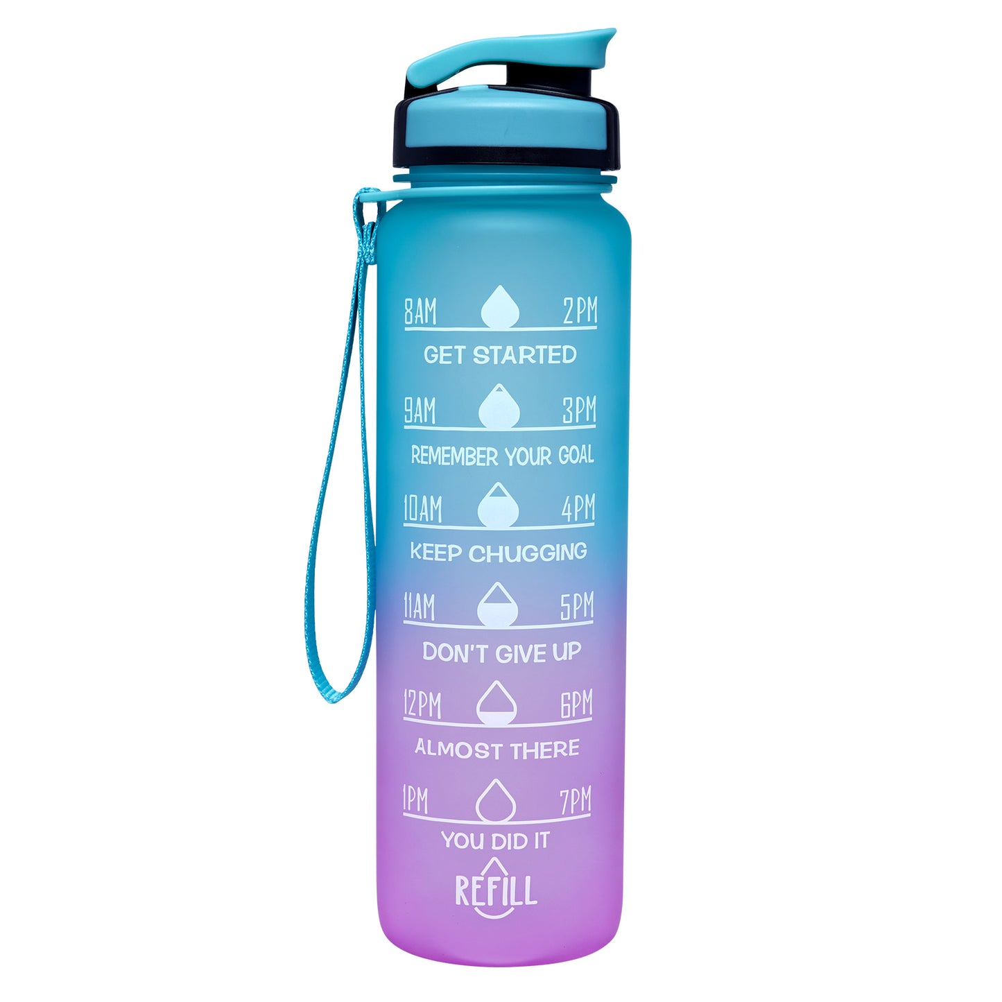 Inspirational Water Bottle, Motivational, 25 oz, 20 oz Double Wall, Tr –  614VinylLLC